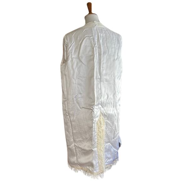 Helmut Lang Wool-Blend Fringe Coat, Size XS - Picture 6 of 10